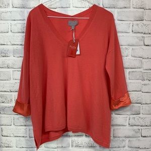 Pure Collection - Cashmere Satin Cuff Sweater